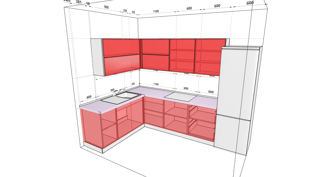 Конструктор кухни онлайн: расчет кухни в 3D конструкторе бесплатно